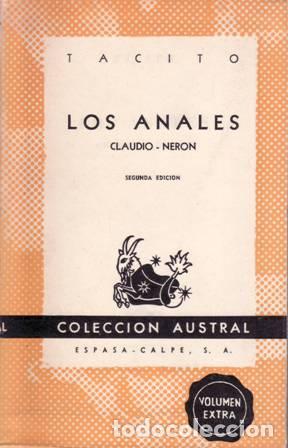 Libros: TACITO.- - Los anales. Claudio - Ner&oacute;n. - Foto 1