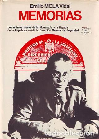 Libros: MOLA VIDAL, Emilio.- - Memorias. - Foto 1