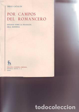 Libros: CATALAN, Diego.- - Por campos del Romancero. - Foto 1