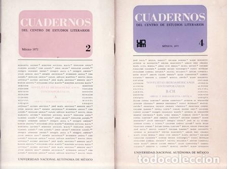 Libros: OCAMPO DE G&Oacute;MEZ, Aurora M.- - Cuadernos del Centro de Estudios Literarios.- N&uacute;meros 2 y 4. Directora