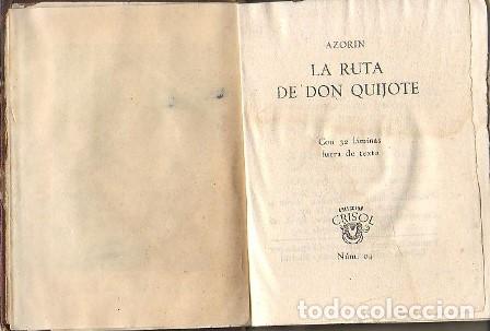 Libros: AZORIN.- - La ruta de Don Quijote. - Foto 1