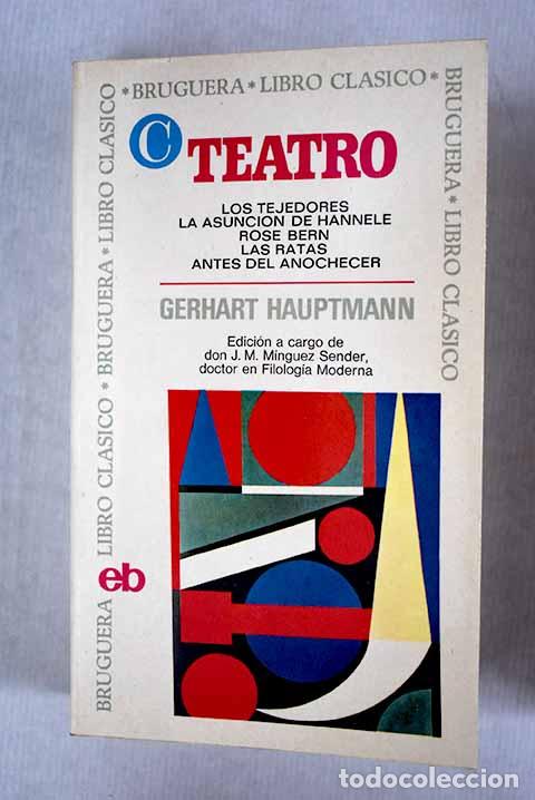 Libros: Teatro: Hauptmann, Gerhart.- Hauptmann, Gerhart - Foto 1