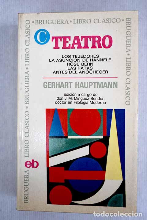 Libros: Teatro: Hauptmann, Gerhart.- Hauptmann, Gerhart - Foto 1