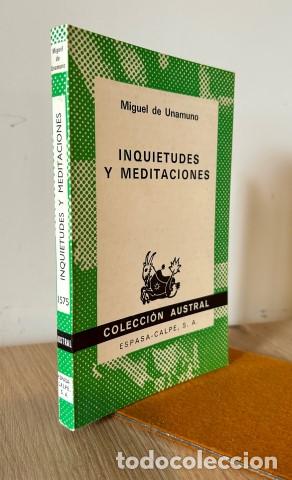 Libros: Inquietudes y meditaciones - Unamuno, Miguel de (1864-1936)