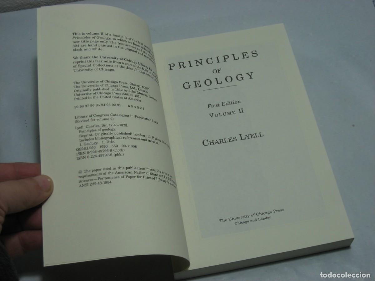 Libros: PRINCIPLES OF GEOLOGY Volume II - Charles Lyell - Foto 2