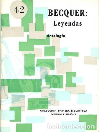 Libros: B&Eacute;CQUER.- - Leyendas. Antolog&iacute;a. - Foto 1