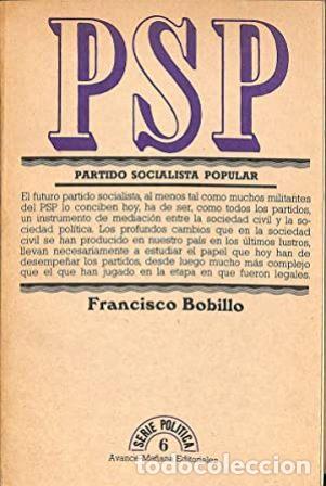 Libros: BOBILLO, Francisco.- - Partido Socialista Popular. - Foto 1