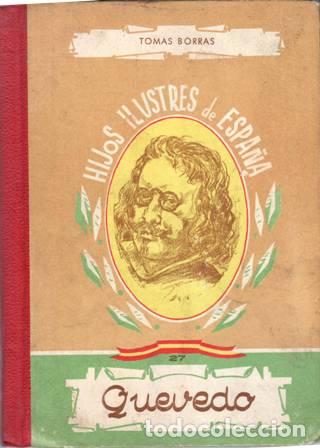 Libros: BORR&Aacute;S, Tom&aacute;s.- - Francisco de Quevedo. - Foto 1