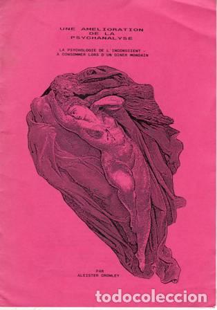 Libros: CROWLEY, Aleister.- - Une am&eacute;lioration de la psychanalyse. - Foto 1