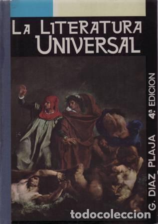 Libros: D&Iacute;AZ-PLAJA, Guillermo.- - La Literatura Universal. - Foto 1