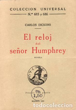 Libros: DICKENS, Carlos.- - El reloj del se&ntilde;or Humphrey. - Foto 1