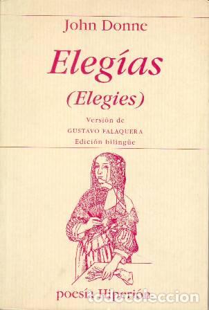 Libros: DONNE, John.- - Eleg&iacute;as (Elegies). - Foto 1