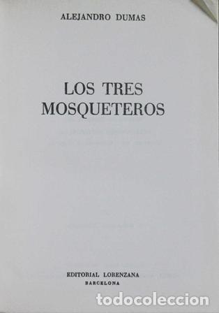 Libros: DUMAS, Alejandro.- - Los tres mosqueteros. - Foto 1
