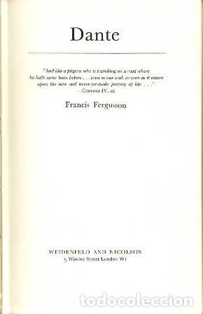 Libros: FERGUSSON, Francis.- - Dante. - Foto 1
