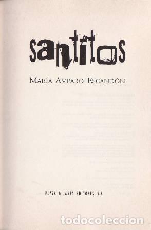 Libros: ESCAND&Oacute;N, Mar&iacute;a Amparo.- - Sant&iacute;tos. - Foto 1