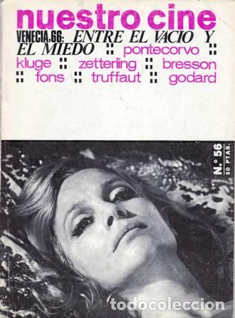 B&uuml;cher: EZCURRA, J. A. (DIR). - Revista Nuestro Cine, N&ordm; 56 (1966). Venecia. 66: entre el vac&iacute;o y el miedo.