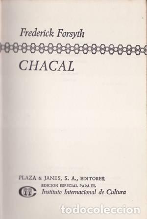 Libros: FORSYTH, Frederick.- - Chacal. - Foto 1