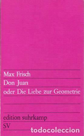 Libros: FRISCH, Max.- - Don Juan oder Die Liebe zur Geometrie. - Foto 1