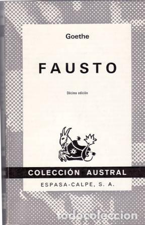 Libros: GOETHE.- - Fausto. - Foto 1