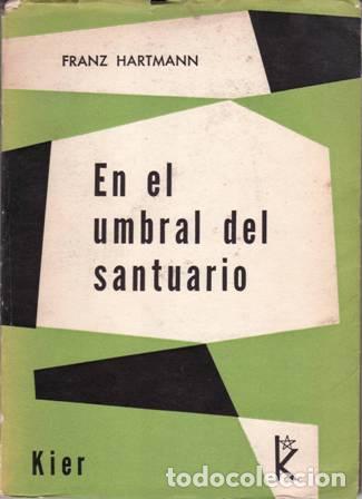 Libros: HARTMANN, Franz.- - En el umbral del santuario. - Foto 1