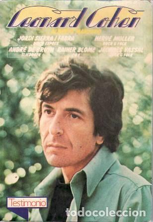 Libros: MANZANO LIZANDRO, Alberto.- - Leonard Cohen. - Foto 1