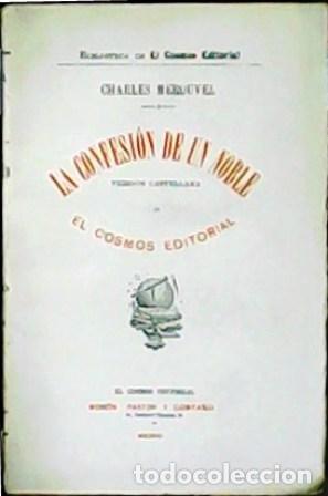 Libros: MEROUVEL, Charles.- - La confesi&oacute;n de un noble. - Foto 1