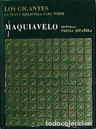 Libros: MOURELLE-LEMA, Manuel.- - Nicol&aacute;s maquiavelo. - Foto 1