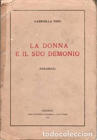 Libros: NERI, Gabriella.- - La donna e il suo demonio. Parabole. - Foto 1