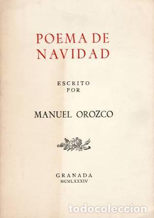 Libros: OROZCO, Manuel.- - Poema de navidad. - Foto 1
