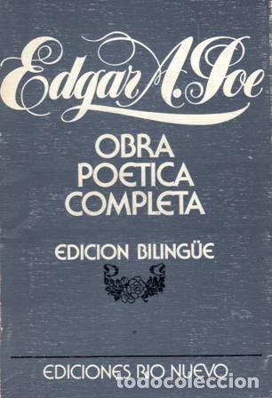 Libros: POE, Edgar Allan.- - Obra po&eacute;tica completa. Edici&oacute;n biling&uuml;e. - Foto 1