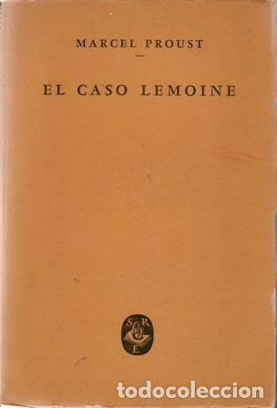 Libros: PROUST, Marcel.- - El caso Lemoine. - Foto 1