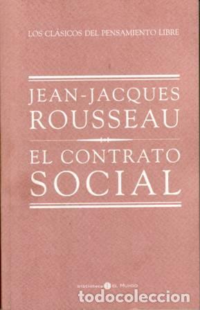 Libros: ROUSSEAU, Jean-Jacques.- - El contrato social - Foto 1