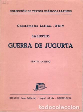 Libros: SALUSTIO.- - Guerra de Jugurta. - Foto 1