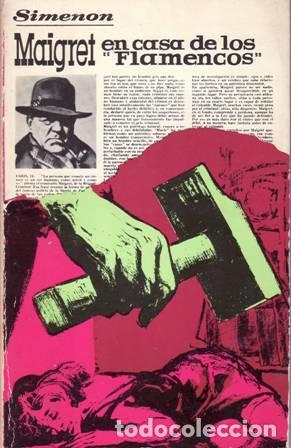 Libros: SIMENON, Georges.- - Maigret en casa de los Flamencos. - Foto 1