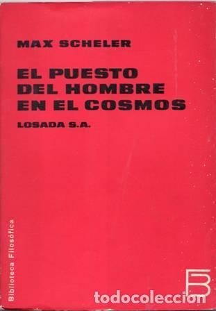 Libros: SCHELER, Max.- - El puesto del hombre en el cosmos. - Foto 1
