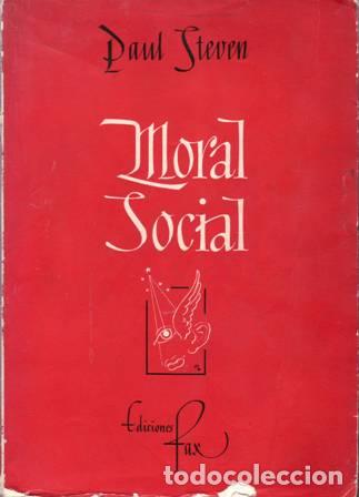 Libros: STEVEN, Paul.- - Moral social. - Foto 1