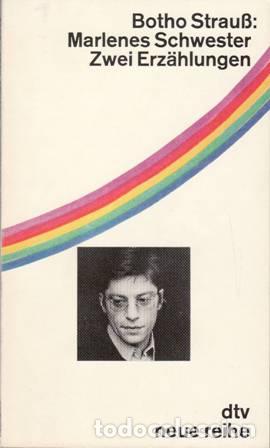 Libros: STRAUB, Botho.- - Marlenes Schwester. Zwei Erz&auml;hlungen. - Foto 1