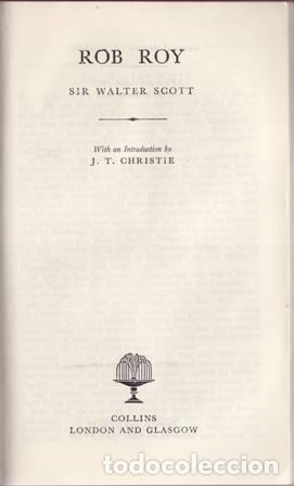 Libros: SCOTT, Sir Walter.- - Rob Roy. - Foto 1
