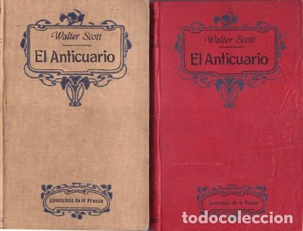 Libros: SCOTT, Walter.- - El Anticuario. Tomo I-II. - Foto 1