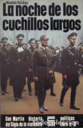 Libros: TOLSTOY, Nicolai.- - La Noche de los Cuchillos lLargos. - Foto 1