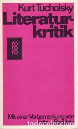 Libros: TUCHOLSKY, Kurt.- - Literaturkritik. - Foto 1