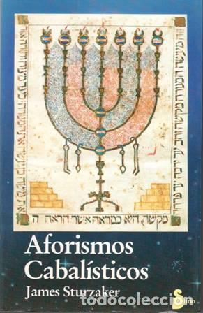 Libros: STURZAKER, James.- - Aforismos Cabal&iacute;sticos. - Foto 1