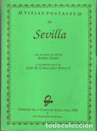 Libros: VEL&Aacute;ZQUEZ-GAZTELU, Francisco (Comp.).- - 25 VIEJAS POSTALES DE SEVILLA.