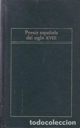 Livres: VV. AA.- - Poesía española del siglo XVIII.