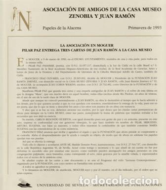 Libros: VV. AA.- - PAPELES DE LA ALACENA. Num. 1, Primavera de 1993. - Foto 1
