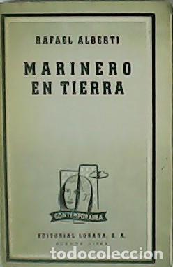 Libros: ALBERTI, Rafael.- - Marinero en tierra (1924). - Foto 1