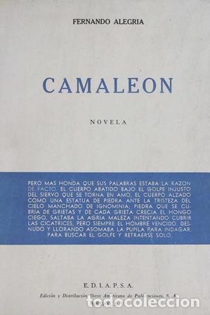 Libros: ALEGR&Iacute;A, Fernando.- - Camale&oacute;n. Novela. - Foto 1