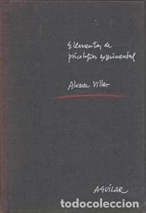 Libros: &Aacute;LVAREZ VILLAR, Alfonso.- - Elementos de psicolog&iacute;a experimental. - Foto 1