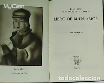 Libros: ARCIPRESTE DE HITA.- - Libro del Buen Amor. - Foto 1