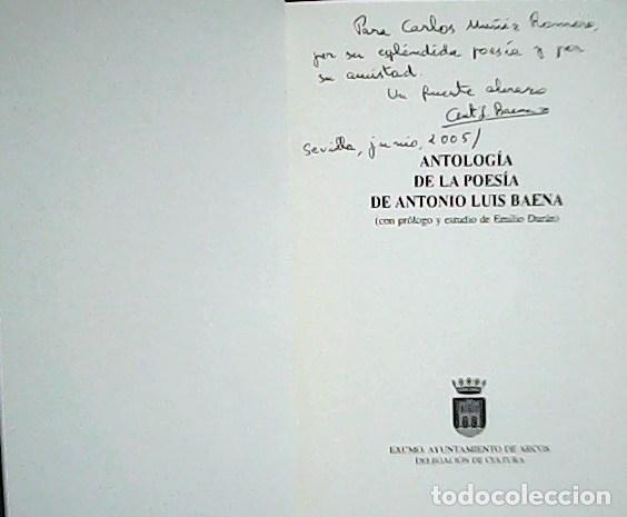 Libros: BAENA, Antonio Luis.- - Antolog&iacute;a. - Foto 1